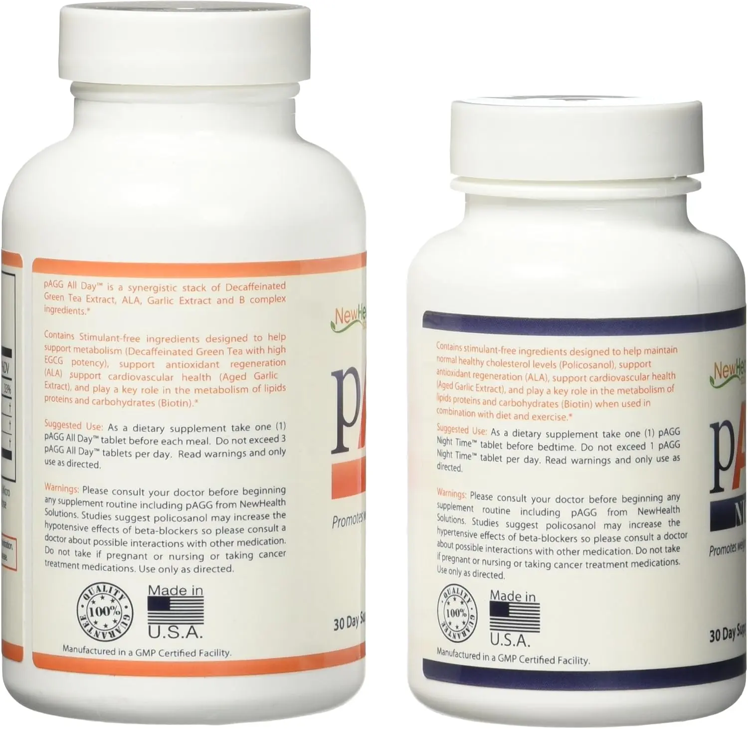 NewHealth Solutions PAGG Supplement